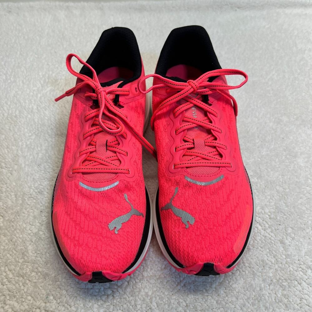 PUMA Woman Sneakers Deviate 2 Nitro Elite Shoes Sunset Glow Pink/Black Size 11